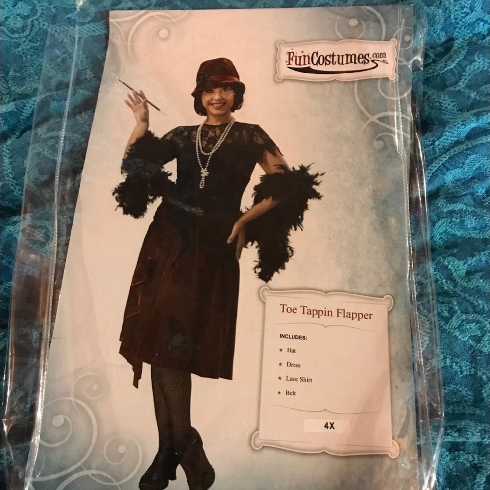 Toe Tappin Flapper Costume - Black
